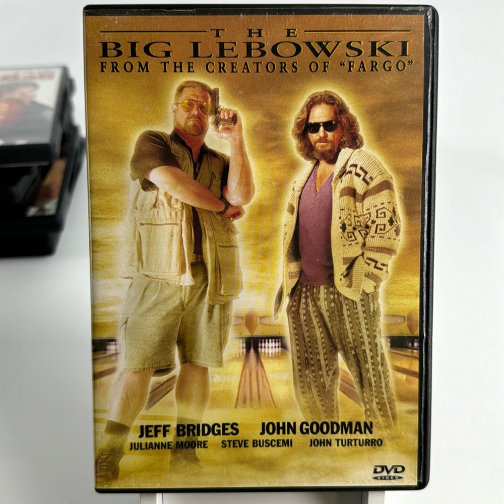 The Big Lebowski on DVD.